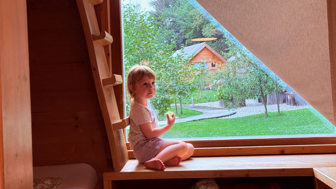 Siv der lige en æble dessert ude fra havnen